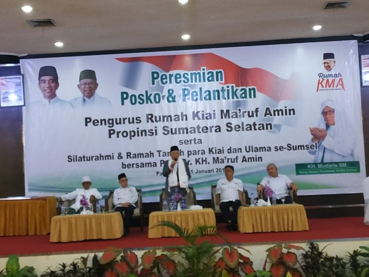 Ma’ruf Amin Yakin NU Konsisten, Tegaskan Simbol Duet Nasionalis Dan Umaro