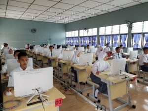 Computer Base Test (CBT) , Nurul Fikri , SMAN 1 Ujanmas , UNBK