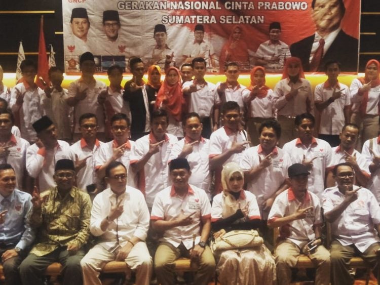 Deklarasi GNCP Sumsel Siap Menangkan Prabowo-Sandi
