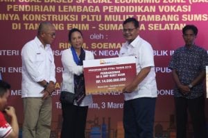 Bukit Asam Faoundation , CSR PTBA , Sekolah internasional di tanjung enim