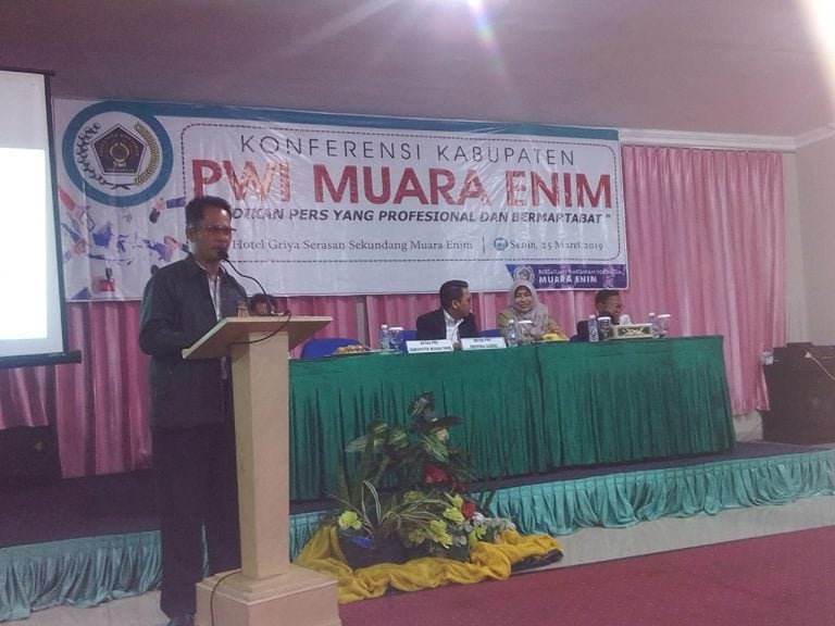 Ketua PWI Muara Enim Siswanto , PWI , PWI Kabupaten Muara Enim