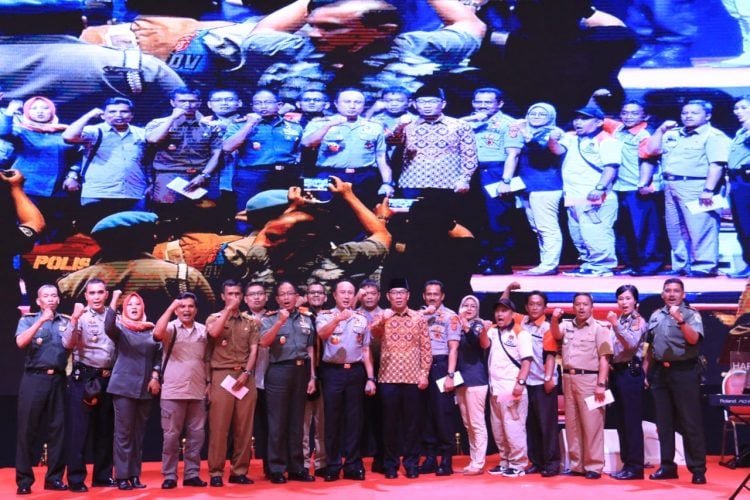 Kapolda Jabar Beserta FKPD Provinsi Jabar Laksanakan Rapat Koordinasi Kesiapan Pemilu