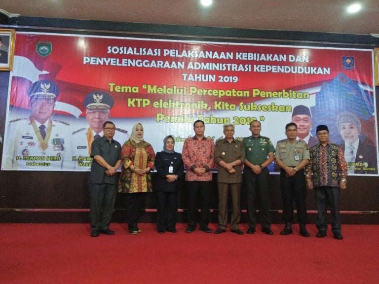 Dinas Dukcapil Provinsi Sumsel , KTP elekteonik