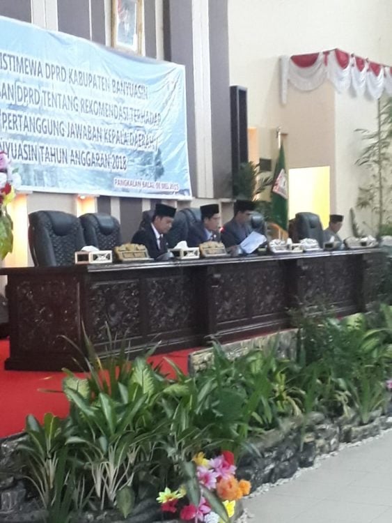 DPRD Banyuasin Gelar Paripurna, Ada 19 Rekomendasi Untuk Pemerintah Daerah