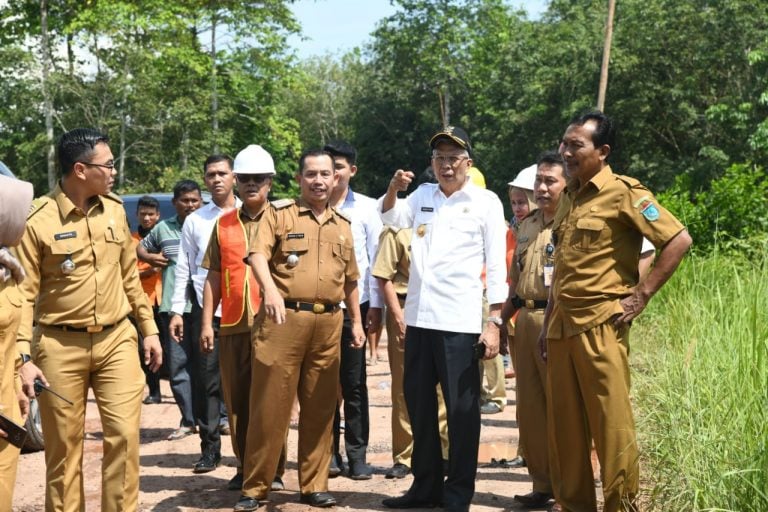 Jalan Putus Desa Lubuk Keliat , Wakil Gubernur Sumsel Mawardi Yahya