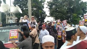 Demo di bawaslu sumsel , kecurangan Pemilu 2019