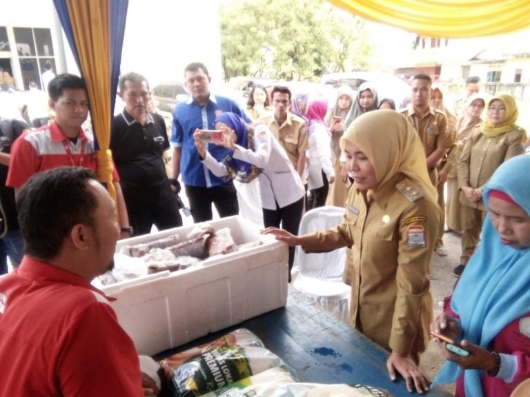 Harga bahan pokok , Sembako , Wakil Walikota Palembang Fitrianti Agustinda