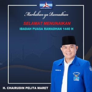 Chairudin Pelita Maret , Open house Chairudin Pelita Maret , Raja Ayam 28 Plaju Palembang