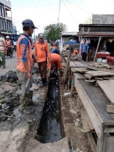 Bersih bersih Lingkungan , Dinas Lingkungan Hidup (DLH) Muba , KTNA XIII