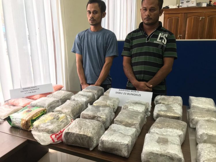 BNNP Sumsel Berhasil Amankan 23 Kg Sabu