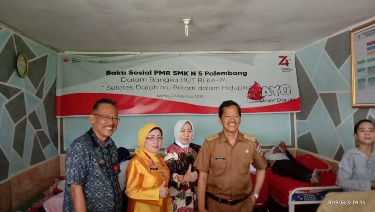 PMI Ambil Darah Siswa dan Guru SMKN 5
