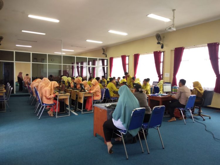 Laksanakan UNBK, Ini Langkah SMKN 1 Antisipasi Virus Corona