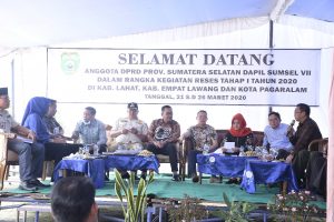 Aspirasi , Reses DPRD Sumsel dapil VII