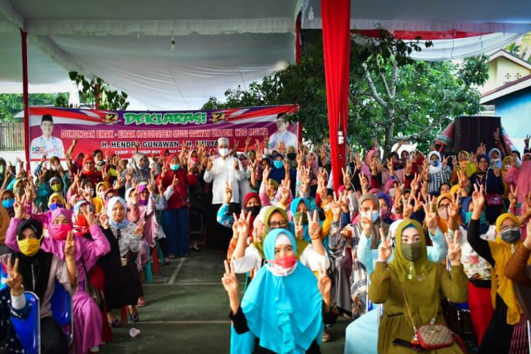 Super Emak Megang Sakti Deklarasikan Dukungan H2G Mulya