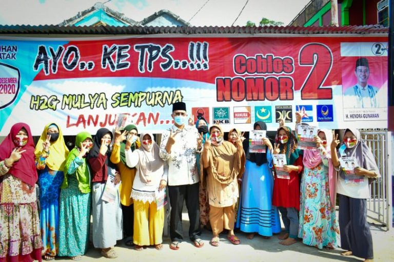 9 Desember 2020 Coblos No 2 , Masyarakat Muara Beliti Antusias Siap Menangkan H2G Mulya