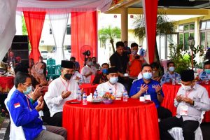 Komitmen Moral Sukseskan Pilkada H2G Mulya Ikuti Ikrar Cabup dan Cawabup Mura