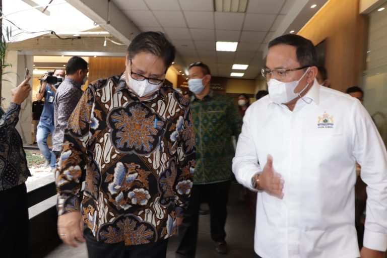 Bupati dodi reza alex nordin , Menko Perekonomian Airlangga , Panen PSR di Muba