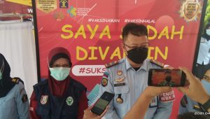 Vaksinasi Tahap ll : Lapas Kelas ll A Banyuasin Target Pelayanan Publik