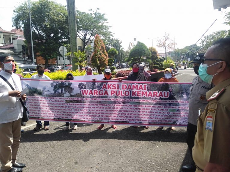 Aksi damai , Pemkot Palembang , Pulau Kemaro