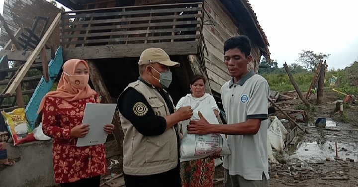 Dinsos Baznas muba , Kodim muba , Puting Beliung