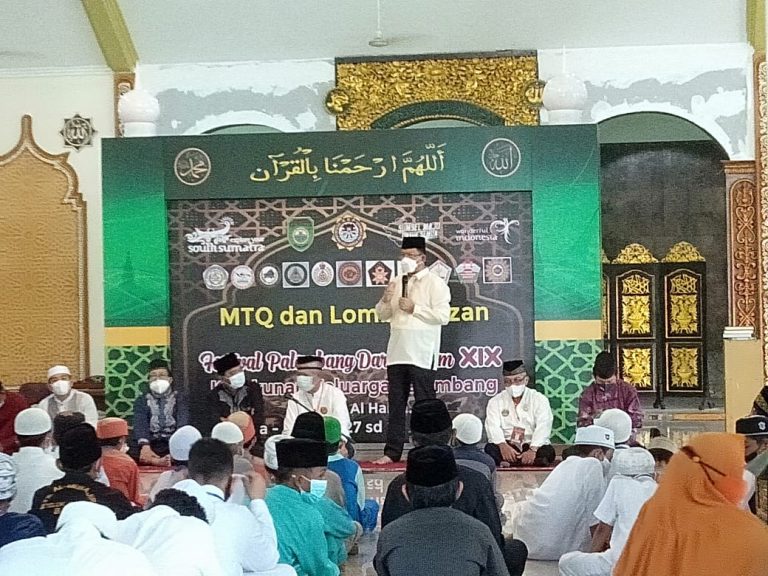 Adzan Festival Palembang Darussalam (FPD) XIX Kerukunan Keluarga Palembang (KKP) , Ciptakan Generasi Cinta Al Quran , Lomba MTQ