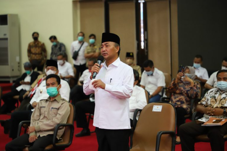 Rakor Pembangunan Anjungan Bumi Perkemahan Pramuka , Sekda Apriyadi