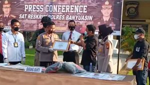 Keberhasilan Polres Banyuasin Diganjar Piagam Penghargaan Dari Organisasi Profesi