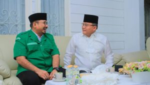 Bareng Menag Gus Yaqut, Bupati Dodi Reza Hadiri Pelantikan PWGP Ansor Sumsel 2020-2024