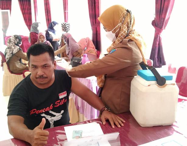 Polres OKI bersama PSHT Cabang Kabupaten OKI dan juga Dewan Pimpina Daerah (DPD) Bapera Kabupaten OKI