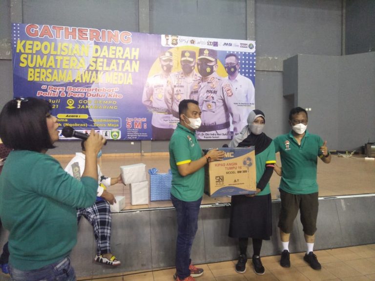 Hadiri Gathering Media Bersama Kapolda. IWO Sumsel Ucapkan Selamat HUT Bhayangkara ke 75