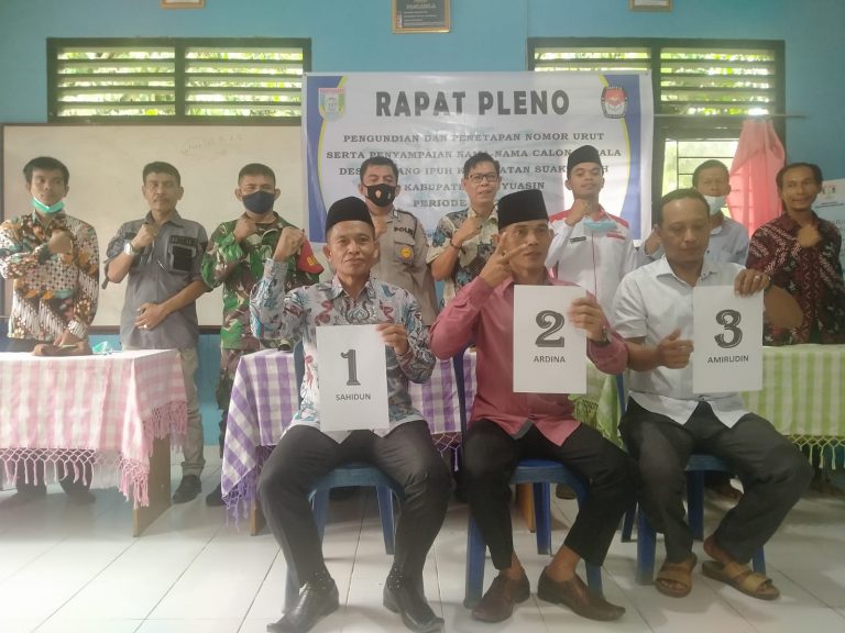 Panitia Pilkades Talang Ipuh Tetapkan Tiga Calon Kades Periode 2022 - 2028 , Pilkades