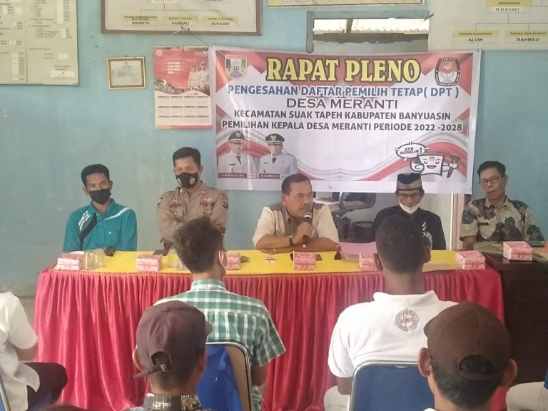 H2G : Saksi Di TPS adalah Kunci penting Dalam pilkada Musi Rawas , Panitia Pilkades Meranti