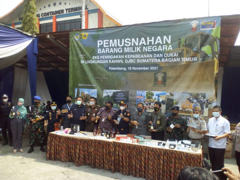 6 Milyar , Kanwil DJBC Sumatera Bagian Timur Dan KPPBC TMP B Palembang Cegah Potensi Kerugian Negara 9