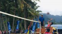 Palembang VS Muba Bertarung di Semi Final Volly Pantai Putra