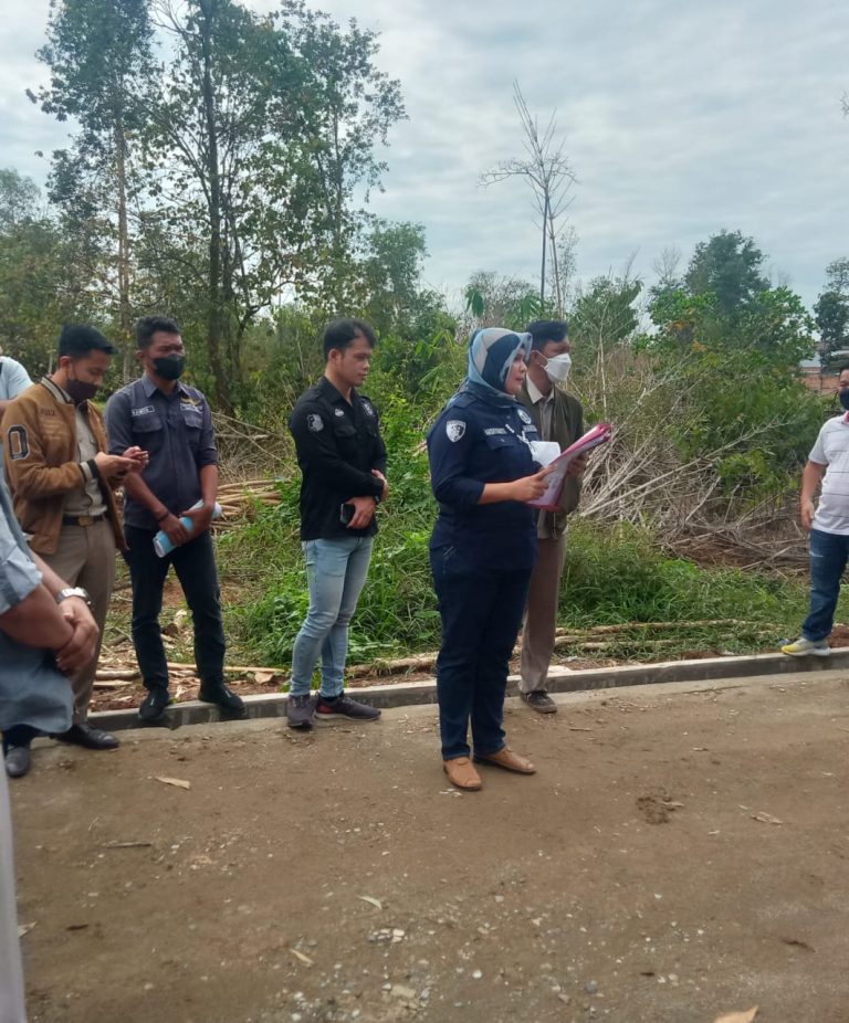 HARDA Polrestabes dan BPN Ukur Ulang Tanah di Bay Pas Alang Alang Lebar.