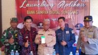 Aplikasi Bank Sampah Digital Sungsang di Launching