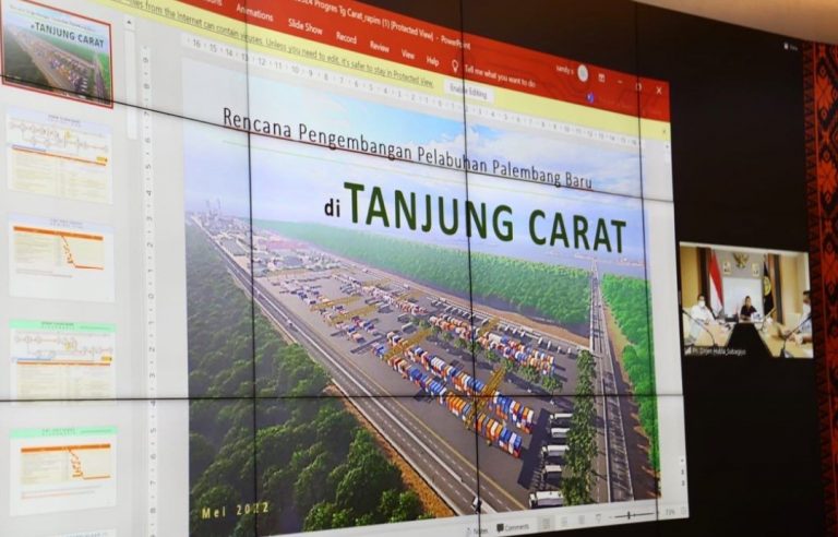 Ground Breaking  Pembangunan  Pelabuhan Tanjung Carat Ditargetkan  Pada  Juni 2022