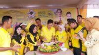 Jalan Santai HUT Partai Golkar Ke 58 Dikabupaten Banyuasin Berjalan Lancar