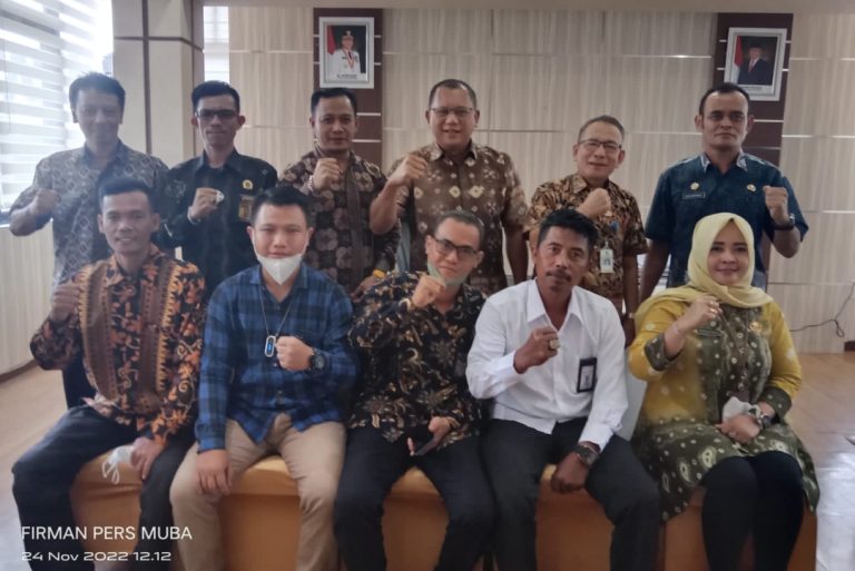 DPC PWDPI Muba Audensi dengan Pj.Sekda Muba