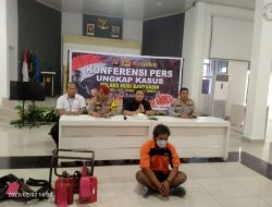 Polres Musi Banyuasin , Polres Musi Banyuasin ungkap kasus tindak pidana Ilegal Driling di Aula H.Alex Noerdin