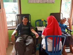 Peringati Harla 1 Tahun,”IRMAS Masjid Babul Ihsan Lakukan Donor Darah Bersama PMI Kota Palembang”.