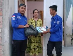 10 Rumah di Desa Mekar Jadi Kecamatan Bayung Lencir di Terjang Angin Puting Beliung