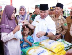 Mulai hari ini Rabu 35 Ribu Warga di Muba Dapat Beras Gratis