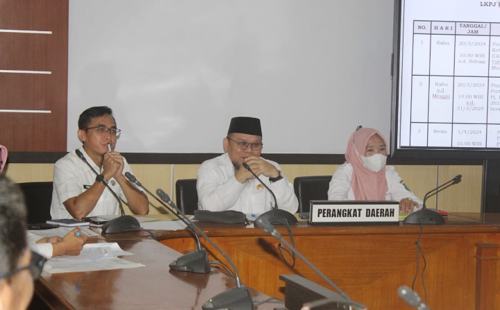 Eksekutif - Legislatif Setujui Jadwal Pembahasan LKPJ TA 2023