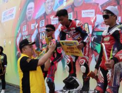 Pj Bupati Sandi Fahlepi Melepas Secara Resmi Kejurnas Nasional Motoprix Seri 1 2024