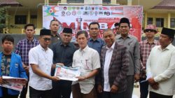 Pimpinan dan Anggota DPRD Banyuasin Tanda Tangani Pakta Integritas di Mimbar Aspirasi Rakyat