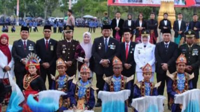 Penurunan Bendera Merah Putih