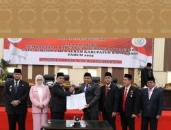 DPRD Banyuasin Menggelar Rapat Paripurna Ke-VI Masa Persidangan III