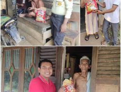 PT.Arum Makmur Sejahtera(AMS) Salurkan Sembako Kepada Warga Desa Suka Maju dan Desa Bangun Harja